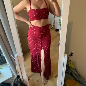 Flynn Skye Polka Dot Cropped Tank